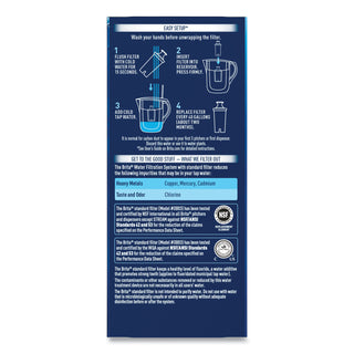 Brita® Water Filter Pitcher Advanced Replacement Filters, 3/Pack (CLO35503)