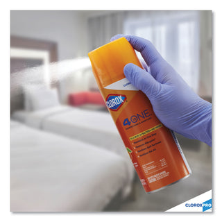 Clorox® 4-in-One Disinfectant and Sanitizer, Citrus, 14 oz Aerosol (COX31043)