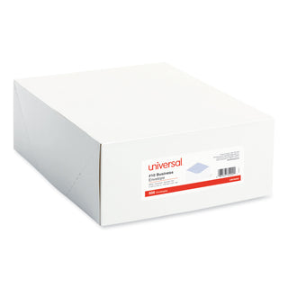 Universal® Open-Side Security Tint Business Envelope, #10, Monarch Flap, Gummed Closure, 4.13 x 9.5, White, 500/Box (UNV35202)