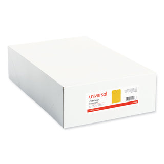Universal® Kraft Clasp Envelope, #93, Square Flap, Clasp/Gummed Closure, 9.5 x 12.5, Brown Kraft, 100/Box (UNV35265)