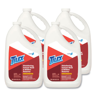 Tilex® Disinfects Instant Mildew Remover, 128 oz Refill Bottle, 4/Carton (35605CLX)