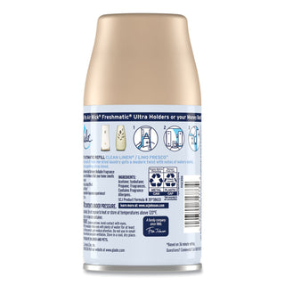 Glade® Automatic Air Freshener, Clean Linen, 6.2 oz (SJN337568EA)