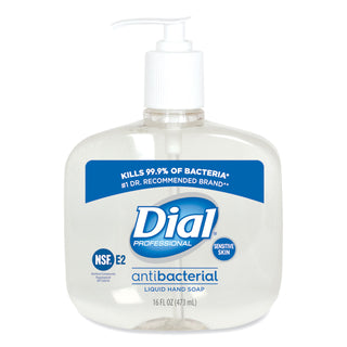 Dial® Professional Sensitive Skin Liquid Soap, 16oz., Clear (DIA80784EA)