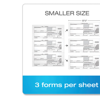 TOPS™ Five-Part 1099-NEC Online Tax Kit, 8.5 x 11, 3/Page, 24/Pack (TOP22905KITNEC)