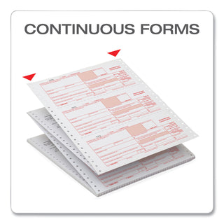 TOPS™ Four-Part 1099-NEC Continuous Tax Forms, 8.5 x 11, 2/Page, 24/Pack (TOP2299NEC)