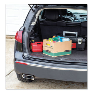 Bankers Box® STOR/FILE Medium-Duty 100% Recycled Storage Boxes, Letter/Legal Files, 12" x 16.25" x 10.5", Kraft, 20/Carton (FEL1277008)