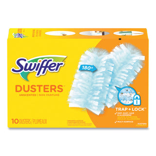 Swiffer® Dust Lock Fiber Refill Dusters, Unscented, 10 Per Box (PGC21459BX) (PGC21459BX)