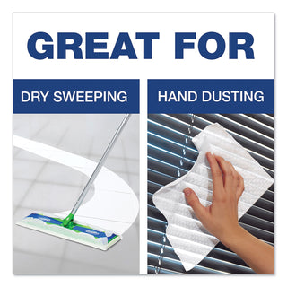 Swiffer® Dry Cloth Refill System, White, 10", 32 Per Box, 6/Case, 192 Refills Total (PAG33407CT)