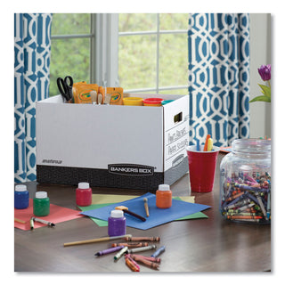 Bankers Box® R-KIVE Heavy-Duty Storage Boxes, Letter/Legal Files, 12.75" x 16.5" x 10.38", Woodgrain, 12/Carton (FEL00725)