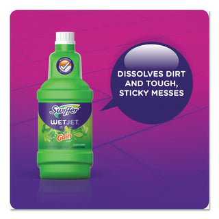 Swiffer® Wet Jet Multi-Purpose System Refill, Gain Scent, 1.25 Liter Bottle, 4/Case (PGC77809)