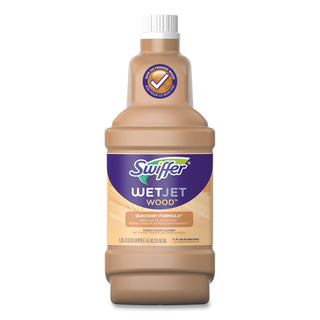 Swiffer® Wet Jet Wood Floor Cleaner System Refill, 1.25 Liter Bottle, 4/Case (PGC77133)