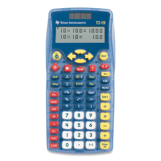 Texas Instruments TI-15 Explorer Elementary Calculator (TEXTI15RTL)