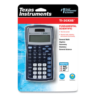 Texas Instruments TI-30X IIS Scientific Calculator, 10-Digit LCD (TEXTI30XIIS)