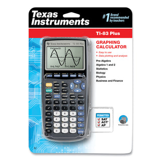 Texas Instruments TI-83Plus Programmable Graphing Calculator, 10-Digit LCD (TEXTI83PLUS)