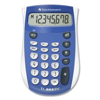 Texas Instruments TI-503SV Pocket Calculator, 8-Digit LCD (TEXTI503SV)