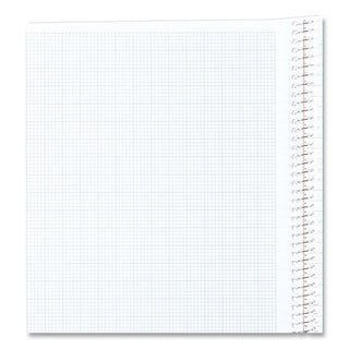 National® Engineering and Science Notebook, Quadrille Rule (10 sq/in), White Cover, (60) 11 x 8.5 Sheets (RED33610)