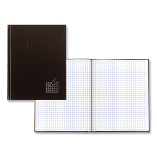 Blueline® Professional Quad Notebook, Quadrille Rule (4 sq/in), Black Cover, (96) 9.25 x 7.25 Sheets (REDA9Q) (REDA9Q)