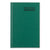 National® Emerald Series Account Book, Green Cover, 9.63 x 6.25 Sheets, 200 Sheets/Book (RED56521)