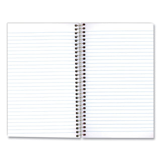 National® Single-Subject Wirebound Notebooks, Medium/College Rule, Blue Kolor Kraft Front Cover, (80) 9.5 x 6 Sheets (RED33560)