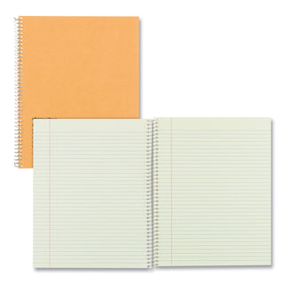 National® Single-Subject Wirebound Notebooks, Narrow Rule, Brown Paperboard Cover, (80) 10 x 8 Sheets (RED33008)