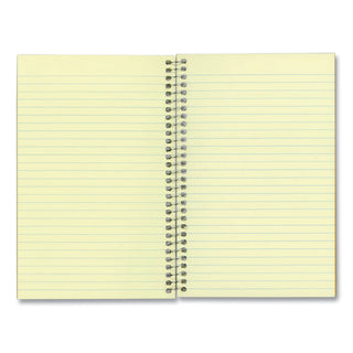National® Single-Subject Wirebound Notebooks, Narrow Rule, Brown Paperboard Cover, (80) 7.75 x 5 Sheets (RED33002)