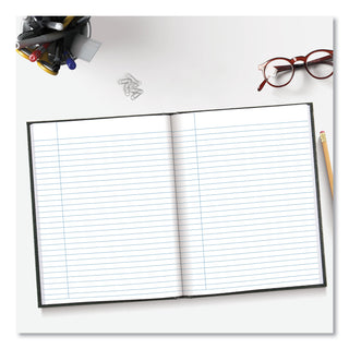 Blueline® Executive Notebook, 1-Subject, Medium/College Rule, Black Cover, (150) 9.25 x 7.25 Sheets (REDA7BLK)