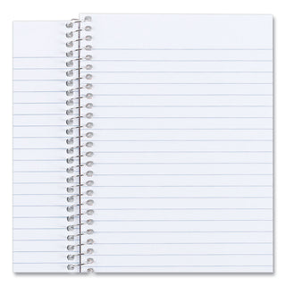 National® Single-Subject Wirebound Notebooks, Medium/College Rule, Blue Kolor Kraft Front Cover, (80) 7.75 x 5 Sheets (RED33502)