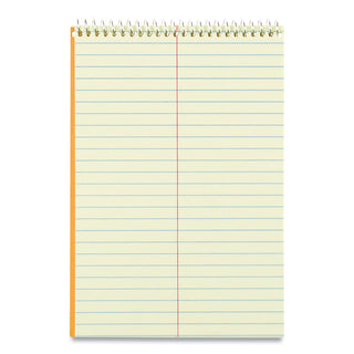 National® Standard Spiral Steno Pad, Gregg Rule, Brown Cover, 60 Eye-Ease Green 6 x 9 Sheets (RED36646)
