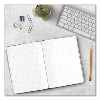 National® Composition Lab Notebook, Quadrille Rule, Green Cover, (60) 10.13 x 7.88 Sheets (RED53108)
