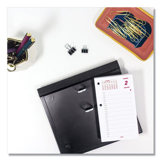 Brownline® Daily Calendar Pad Refill, 6 x 3.5, White/Burgundy/Gray Sheets, 12-Month (Jan to Dec): 2025 (REDC2R)