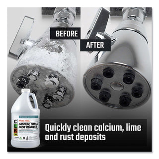 CLR PRO® Calcium, Lime and Rust Remover, 1 gal Bottle, 4/Carton (JELCL4PRO)