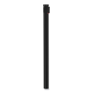 Tatco Adjusta-Tape Crowd Control Posts Only, Steel, 40" High, Black, 2/Box (TCO11611)