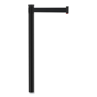 Tatco Adjusta-Tape Crowd Control Posts Only, Steel, 40" High, Black, 2/Box (TCO11611)