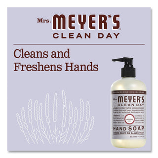 Mrs. Meyer's® Clean Day Liquid Hand Soap, Lavender, 12.5 oz, 6/Carton (SJN651311)