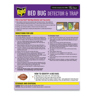 Raid® Bed Bug Detector and Trap, 17.5 oz, Aerosol, 6/Carton (SJN674798)