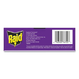 Raid® Bed Bug Detector and Trap, 17.5 oz, Aerosol, 6/Carton (SJN674798)