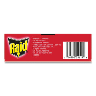 Raid® Roach Baits, 0.7 oz, Box, 6/Carton (SJN334863)