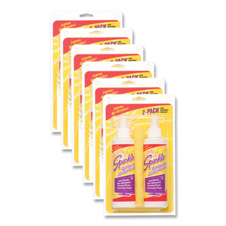 Sparkle® Flat Screen & Monitor Cleaner, Pleasant Scent, 8 oz Bottle, 2/Pack (FUN50128)