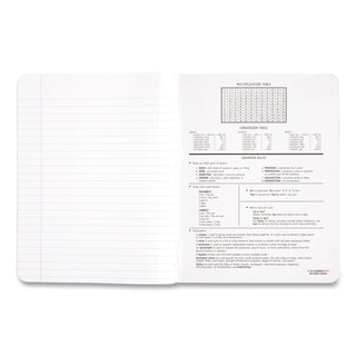 Mead® Square Deal Composition Book, Medium/College Rule, Black Cover, 9.75 x 7.5, 100 Sheets (MEA09932)