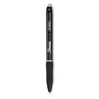 Sharpie® S-Gel™ S-Gel Retractable Gel Pen, Bold 1 mm, Black Ink, Black Barrel, 36/Pack (SAN2096181)