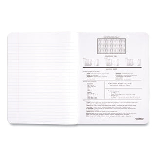 Mead® Square Deal Composition Book, Wide/Legal Rule, Black, 9.75 x 7.5, 100 Sheets, 12/Pack (MEA72936)