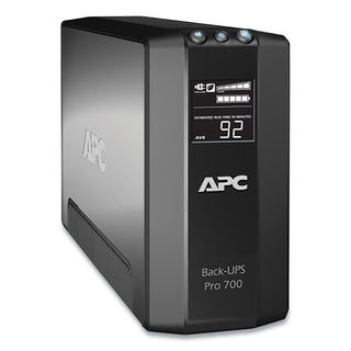 APC® BR700G Back-UPS Pro 700 Battery Backup System, 6 Outlets, 700 VA, 355 J (01532S)
