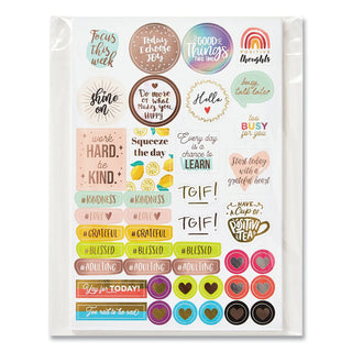 Avery® Planner Sticker Variety Pack, Budget, Fitness, Motivational, Seasonal, Work, Assorted Colors, 1,744/Pack (AVE6785)
