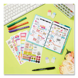 Avery® Planner Sticker Variety Pack, Budget, Fitness, Motivational, Seasonal, Work, Assorted Colors, 1,744/Pack (AVE6785)