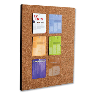 Iceberg iDesign Frameless Cork Bulletin Board, 46 x 36, Natural (ICE35011)