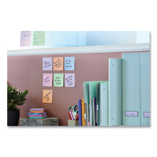 Post-it® Super Sticky Pads, 90 Sheets/PK, 3&quot; x 3&quot; 6/PK, Natures Hues (MMM6546SSNRP)