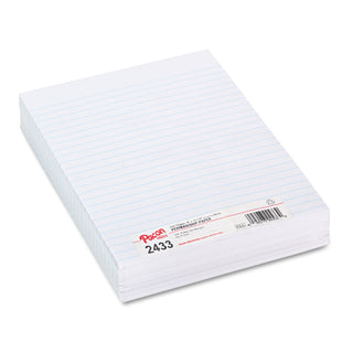 Pacon® Composition Paper, 8 x 10.5, Wide/Legal Rule, 500/Pack (PAC2433)