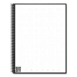 Rocketbook Core Smart Notebook, Dotted Rule, Black Cover, (16) 11 x 8.5 Sheets (RKBLRCAFR)