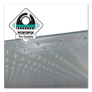 Floortex® Cleartex Ultimat Polycarbonate Chair Mat for Low/Medium Pile Carpet, 35 x 47, Clear (FLREC118923ER) (FLREC118923ER)