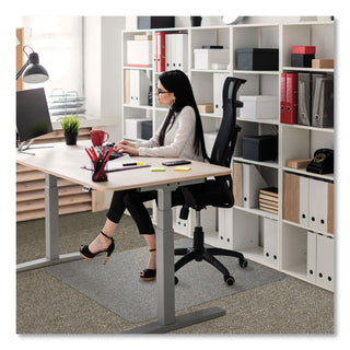 Floortex® Cleartex Ultimat Polycarbonate Chair Mat for Low/Medium Pile Carpet, 35 x 47, Clear (FLREC118923ER) (FLREC118923ER)